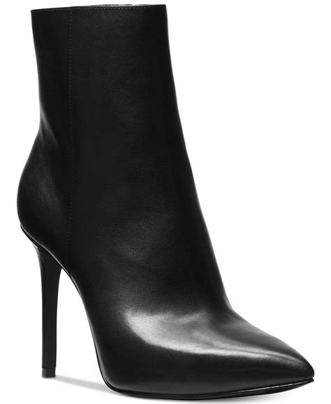 michael kors leona bootie women's boots silver|MICHAEL Michael Kors Leona Booties .